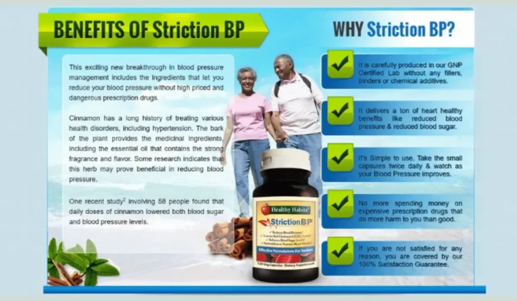 Striction BP Benefits