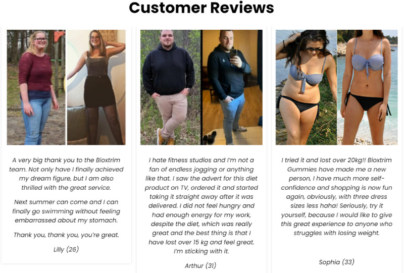 BioXtrim Premium Gummies Customer Reviews