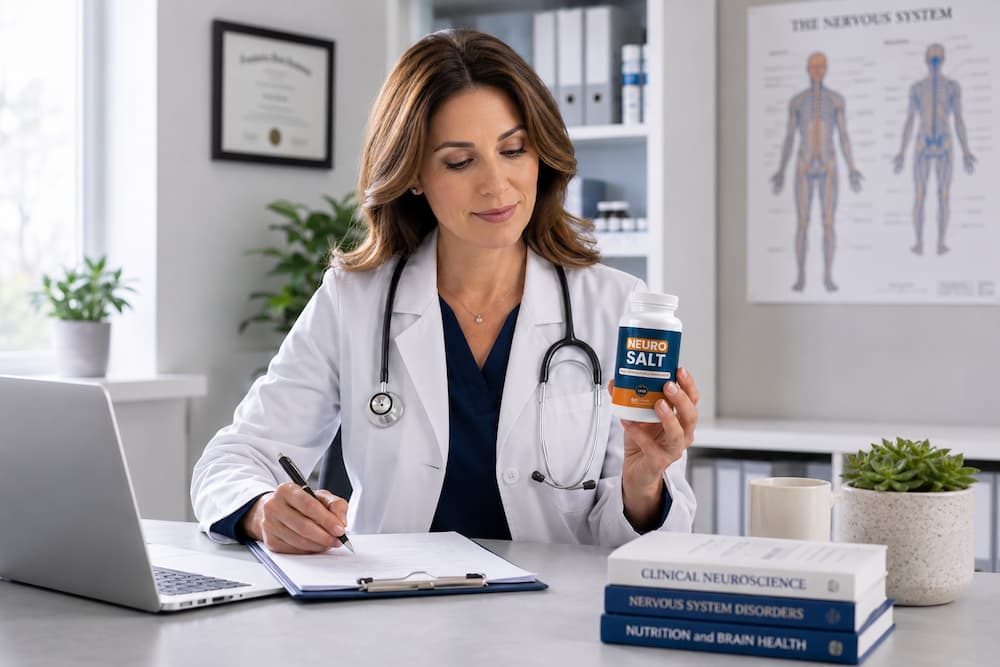 Dr. Romanoff reviewing Neuro Salt supplement – clinical analysis