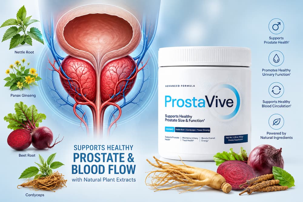 Prostavive how it works – prostate blood circulation and botanical ingredients mechanism