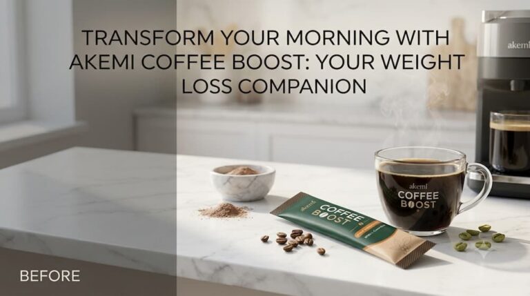 Akemi Coffee Boost review 2026 – weight management coffee supplement sachet and morning coffee