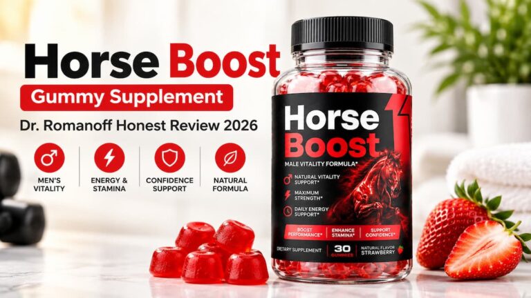 Horse Boost men's vitality gummy supplement – Dr. Romanoff honest review 2026
